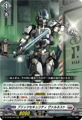 DZ-BT08/009 ブリッツセキュリティ ヴァルネスト