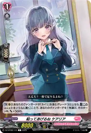 DZ-BT08/113 貼ってあげるね ケアリア