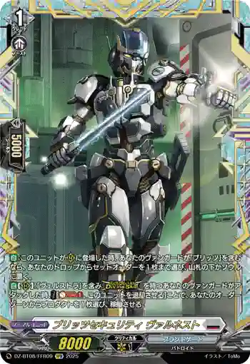 DZ-BT08/FFR09 ブリッツセキュリティ ヴァルネスト