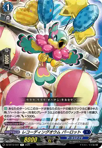 DZ-BT12/047  レコーディングオウム パーロット