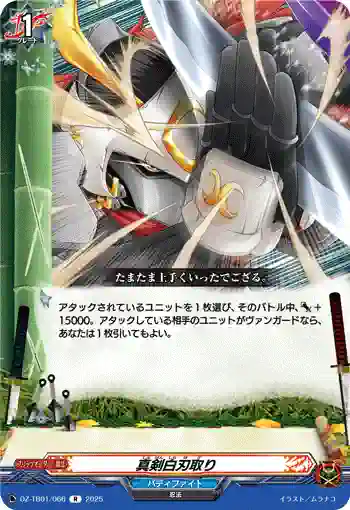 DZ-TB01/066 真剣白刃取り