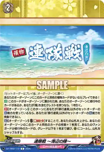 DZ-TB02/172 連隊戦 ～海辺の陣～