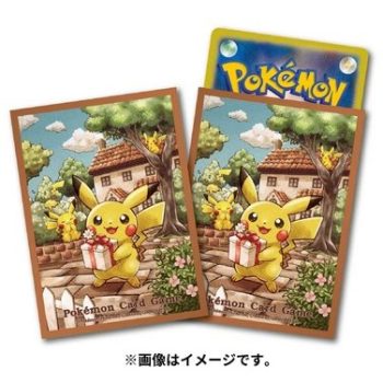 卡套 -ピカチュウの贈り物-【寶可夢集換式卡牌遊戲】