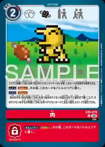 EX9-070 R 肉(對戰怪獸[EX-09])
