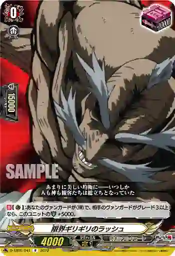 D-TB05/041 限界ギリギリのラッシュ