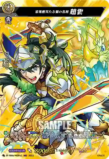 D-TB06/MSR62 忠勇無双たる蜀の名将 趙雲