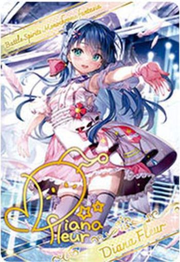 BSC40 金屬卡 D01-10 ［白黒幻奏］ディアナ・フルール(BSC40收錄/2023年度版)