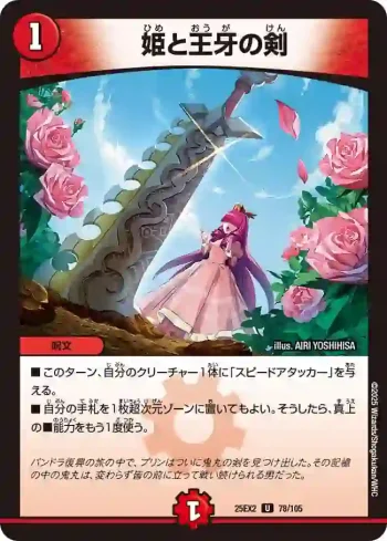 DM25EX2-078 U 姫と王牙の剣