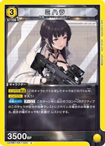 UA18BT/NIK-1-024 U ミハラ