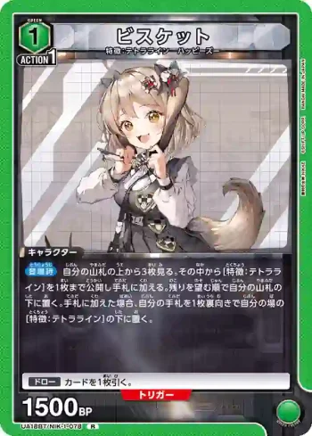 UA18BT/NIK-1-078 R ビスケット