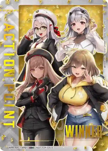 (WINNER)UAPR/NIK-1-AP01 アクションポイントカード(勝利の女神：NIKKE)