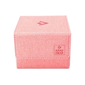 [KIK00052]KARDIKO 合皮製卡盒 Premium Deck Box - Coral Pink 100+