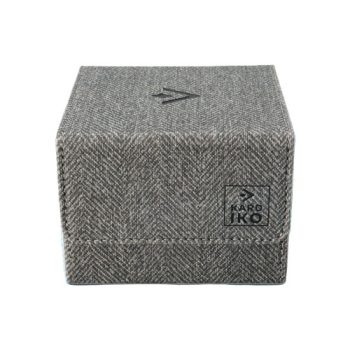 [KIK00053]KARDIKO 合皮製卡盒 Premium Deck Box -Stone Grey 100+