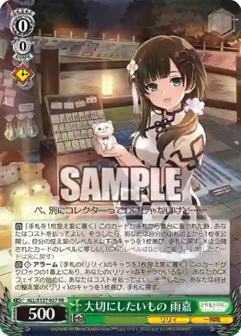 ALL/S127-027 RR 大切にしたいもの 雨嘉