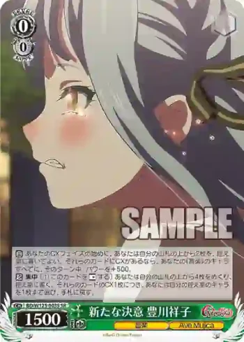 BD/W125-003S SR 新たな決意 豊川祥子