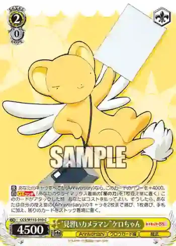 CCS/W113-019 C “見習いカメラマン”ケロちゃん