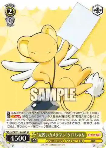 CCS/W113-019S SR “見習いカメラマン”ケロちゃん