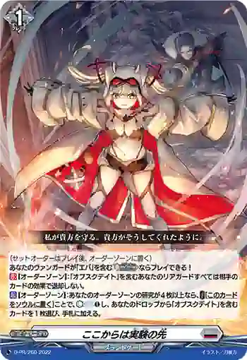 D-PR/260 ココカラハジッケンノサキ