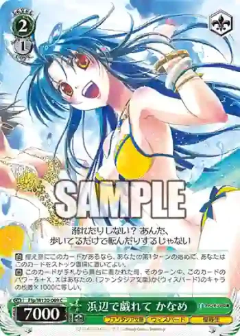 Ffp/W120-069 C 浜辺で戯れて かなめ