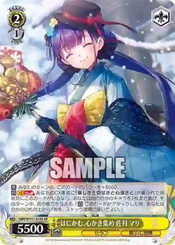 HBR/W117-018S SR はにかむ、心かき集め 佐月 マリ