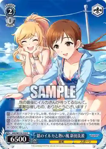 IMC/W115-132 C 銀のイルカと熱い風 新田美波