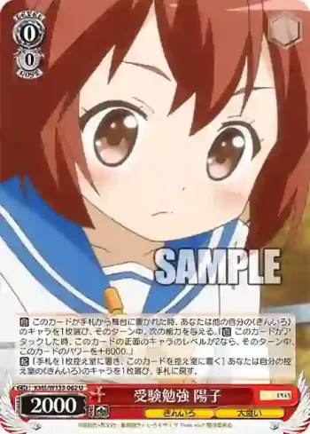 KMS/W133-062 U 受験勉強 陽子