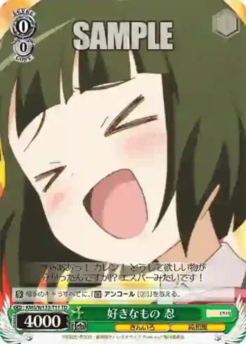 KMS/W133-T11 TD 好きなもの 忍