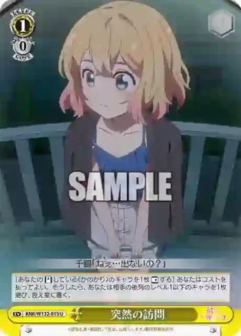 KNK/W132-013 U 突然の訪問