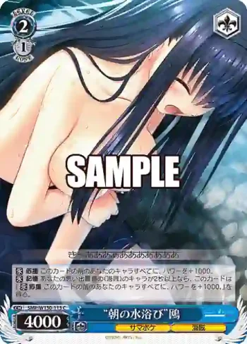 SMP/W130-113 C “朝の水浴び”鴎