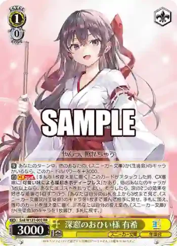 Srd/W123-002 RR 深窓のおひい様 有希