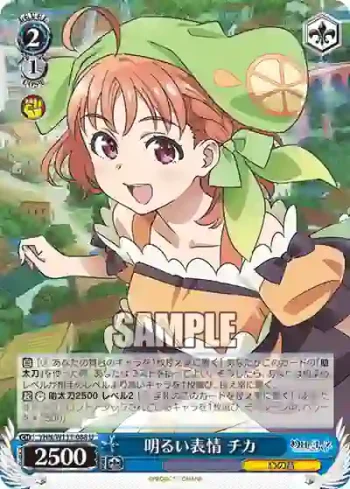 YHN/W111-088 U 明るい表情 チカ