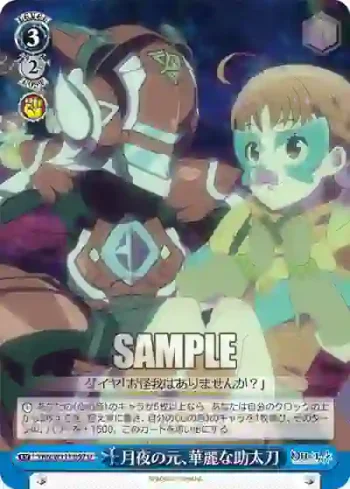 YHN/W111-097 U 月夜の元、華麗な助太刀