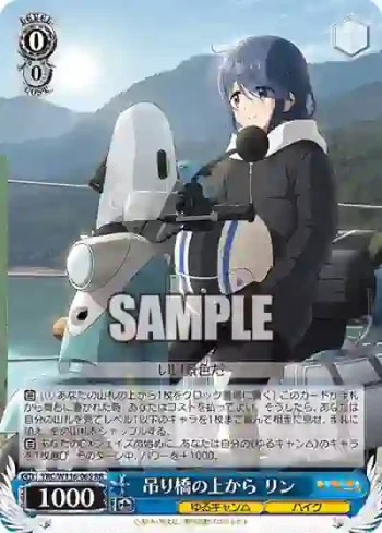 YRC/W116-065 RR 吊り橋の上から リン