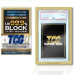 TCG FULL PROTECT PACKCASE+ P 全保護 PSA 保護殼 -金色-【河島製作所】