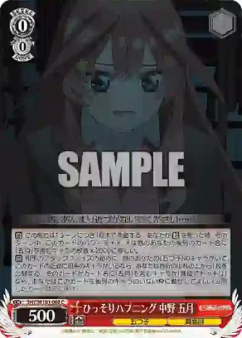 5HY/W101-068 C ひっそりハプニング 中野 五月