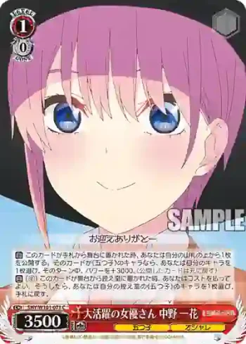 5HY/W101-071 C 大活躍の女優さん 中野 一花