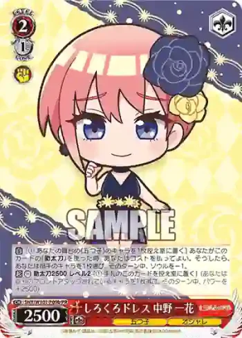 5HY/W101-P09b PR しろくろドレス 一花