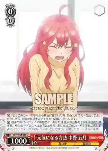 5HY/W83-078 U 元気になる方法 中野 五月