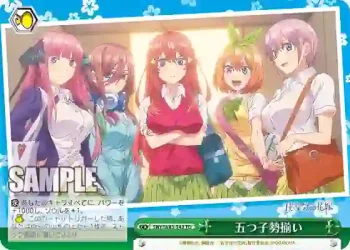 5HY/W83-T42 TD 五つ子勢揃い