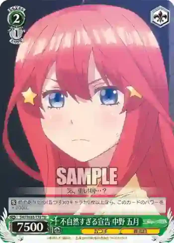 5HY/W83-T78 TD 不自然すぎる宣告 中野 五月