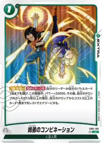 FB01-100 UC 姉弟のコンビネーション(ブースターパック　覚醒の鼓動 [FB01])