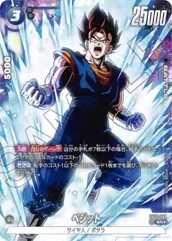 (異畫)FB02-061 SR★ ベジット(ブースターパック　烈火の闘気 [FB02])