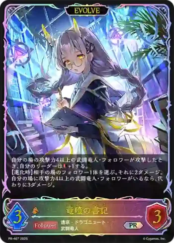 PR-467 PR 竜瞳の書記