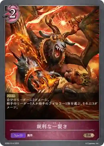 SD05-014 BR 鋭利な一裂き