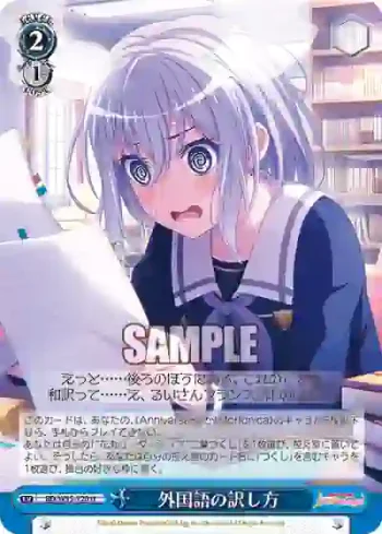 BD/W95-120 U 外国語の訳し方