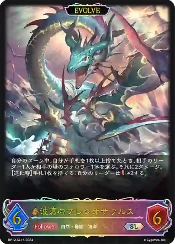 BP12-SL15 SL 波濤のプレシオサウルス