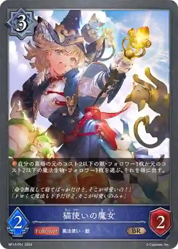 BP13-051 BR 猫使いの魔女