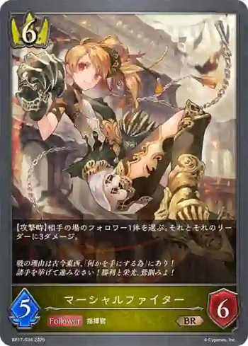 BP17-034 BR マーシャルファイター