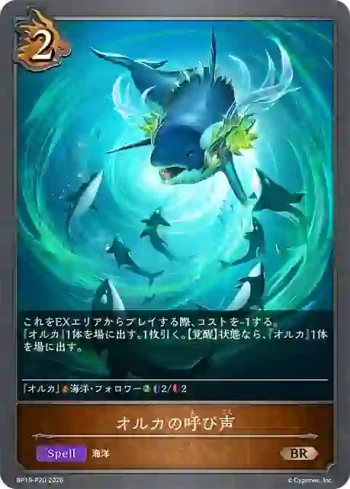 BP19-P20 BR・プレミアム オルカの呼び声