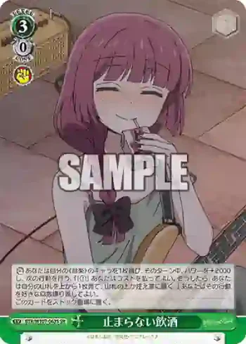 BTR/W107-063S SR 止まらない飲酒